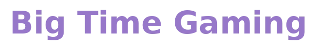 Big Time Gaming games available at Golden Genie